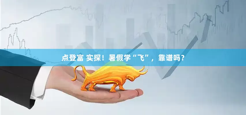 点登富 实探！暑假学“飞”，靠谱吗？